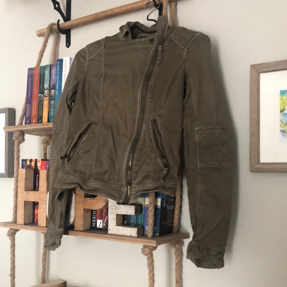 Abercrombie and Fitch Army Green Bomber Jacket